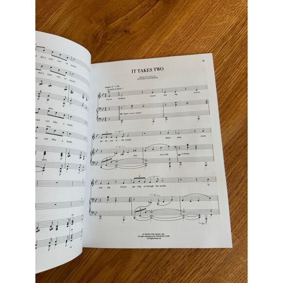 Into the Woods Vocal Selections, Stephen Sondheim 1988 Sheet Music Song Book - Picture 3 of 3